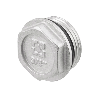 Заглушка c уплотительным кольцом Raftec SZN02 - 3/4" Н (никель)