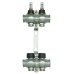 Коллекторный блок с расходомерами Raftec STEEL 1" 2 WAYS (RC03-02)