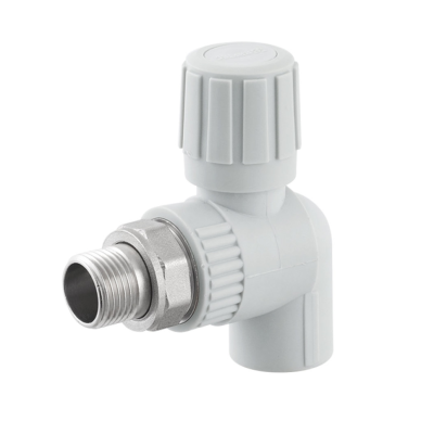 Кран PPR радіаторний кутовий Raftec D20*1/2" (RARV2001)