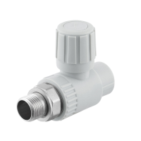 Кран PPR радіаторний прямий Raftec D20*1/2" (RSRV2001)