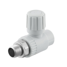 Кран PPR радіаторний прямий Raftec D20*1/2" (RSRV2001)