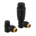 Комплект для підключення радіатора Raftec BLACK DKTU11-B - 1/2" ВН (кутовий)