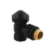 Комплект для підключення радіатора Raftec BLACK DKTU11-B - 1/2" ВН (кутовий)