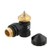 Комплект для підключення радіатора Raftec BLACK DKTU11-B - 1/2" ВН (кутовий)