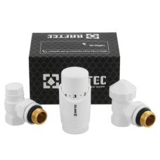 Комплект для підключення радіатора Raftec WHITE DKTU11-W - 1/2" ВН (кутовий)