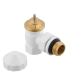 Комплект для підключення радіатора Raftec WHITE DKTU11-W - 1/2" ВН (кутовий)