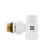 Комплект для підключення радіатора Raftec WHITE DKTU11-W - 1/2" ВН (кутовий)