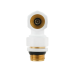 Комплект для підключення радіатора Raftec WHITE DKTU11-W - 1/2" ВН (кутовий)
