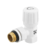 Комплект запірних клапанів Raftec WHITE DKU11-W - 1/2" ВН (кутовий)