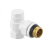 Комплект запірних клапанів Raftec WHITE DKU11-W - 1/2" ВН (кутовий)