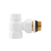 Комплект запірних клапанів Raftec WHITE DKU11-W - 1/2" ВН (кутовий)