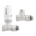 Комплект термостатических клапанов Raftec M30 KNT 11 - 1/2" ВН (прямой)