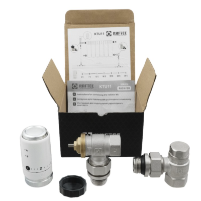 Комплект термостатических клапанов Raftec M30 KTU 11 - 1/2" ВН (угловой)