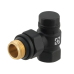 Комплект запірних клапанів Raftec BLACK DKU11-B - 1/2" ВН (кутовий)