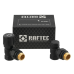 Комплект запірних клапанів Raftec BLACK DKU11-B - 1/2" ВН (кутовий)