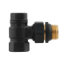Комплект запірних клапанів Raftec BLACK DKU11-B - 1/2" ВН (кутовий)