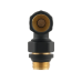 Кран радіаторний кутовий Raftec BLACK 1/2" обратка (DNRK11-B)
