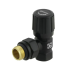 Кран радиаторный угловой Raftec BLACK 1/2" подача (DVRK11-B)