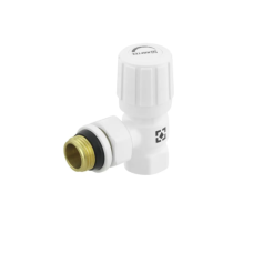 Кран радиаторный угловой Raftec WHITE 1/2" подача (DVRK11-W)