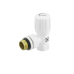 Кран радиаторный угловой Raftec WHITE 1/2" подача (DVRK11-W)
