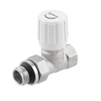 Вентиль радиаторный прямой Raftec 1/2" подача (PVRK 11)