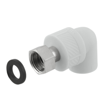 Муфта PP-R Raftec с накидной гайкой D20*1/2" угловая