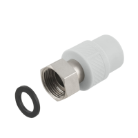Муфта PPR Raftec с накидной гайкой D20*1/2" (RSCC2001)