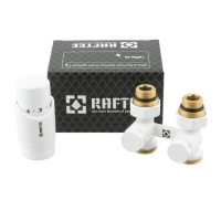 Термокомплект нижнего подключения Raftec WHITE 1/2" (DSHU11-W) прямой Термокомплект нижнего подключения Raftec WHITE 1/2" (DSHU11-W) прямой