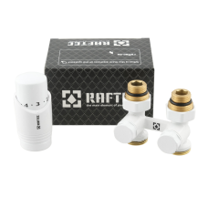 Термокомплект нижнего подключения Raftec WHITE 1/2" (DSHU11-W) прямой