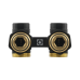 Узел нижнего подключения радиатора Raftec BLACK 1/2"*3/4" (HRKА11-B) угловой