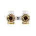 Узел нижнего подключения радиатора Raftec WHITE 1/2"*3/4" (HRKА11-W) угловой