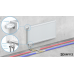 Узел нижнего подключения радиатора Raftec WHITE 1/2"*3/4" (DHRKS11-W) прямой 