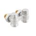 Узел нижнего подключения радиатора Raftec 1/2"*3/4" (HRKА11) угловой