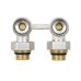 Узел нижнего подключения радиатора Raftec 1/2"*3/4" (HRKА11) угловой