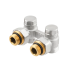 Узел нижнего подключения радиатора Raftec 1/2"*3/4" (HRKА11) угловой