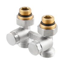 Узел нижнего подключения радиатора Raftec 1/2"*3/4" (HRKS11) прямой 