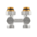Узел нижнего подключения радиатора Raftec 1/2"*3/4" (HRKS11) прямой 