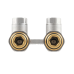 Узел нижнего подключения радиатора Raftec 1/2"*3/4" (HRKS11) прямой 