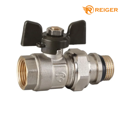 Кран с американкой прямой Reiger - 1/2" (антипротечка)