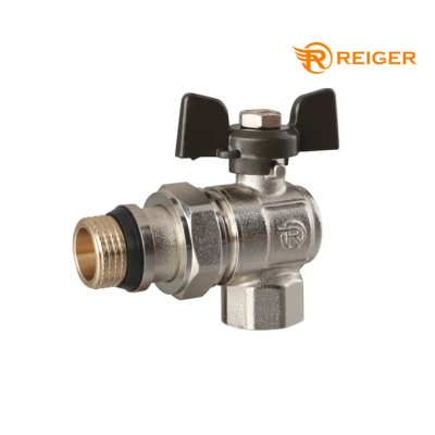 Кран с американкой угловой Reiger - 3/4" (антипротечка)