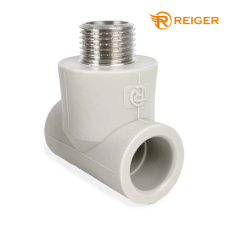 Тройник Reiger резьба наружная D25*1/2"