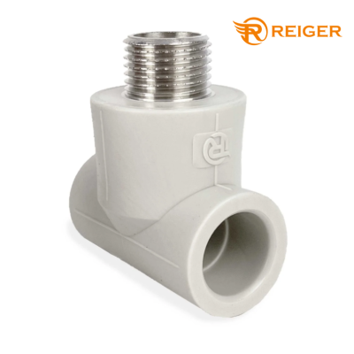 Тройник Reiger резьба наружная D25*1/2"