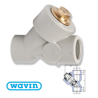 Обратный клапан Wavin Ekoplastik D25 (SZKL025XXX) 