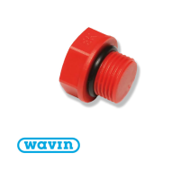 Заглушка PPR коротка Wavin Ekoplastik зовнішнє різьблення 1/2" (ZAGXXXXXXX)