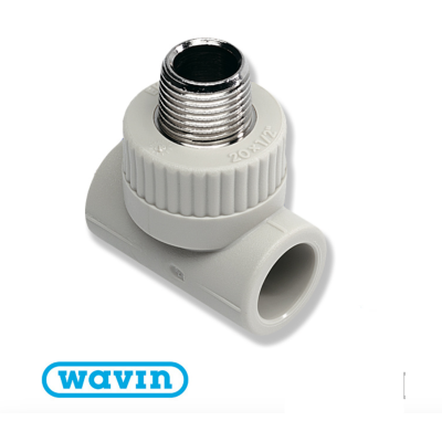 Трійник Wavin Ekoplastik різьба зовнішня D20*3/4 (STKE02025X) 