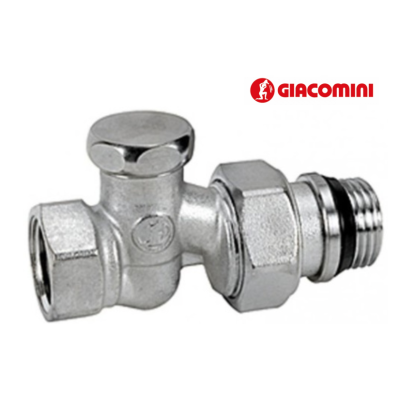 Кран радиаторный прямой Giacomini R17X033 1/2" обратка