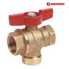 Кран шаровой Giacomini R701FY004 - 3/4" со встроенным фильтром