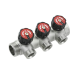 Коллектор с регулирующими вентилями Raftec 1"*3/4" - 3 WAYS (KV03023) Коллектор с регулирующими вентилями Raftec 1"*3/4" - 3 WAYS (KV03023)