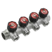 Коллектор с регулирующими вентилями Raftec 1"*3/4" - 4 WAYS (KV03024) Коллектор с регулирующими вентилями Raftec 1"*3/4" - 4 WAYS (KV03024)