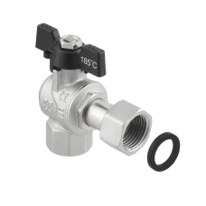 Кран кульовий з накидною гайкою Raftec BLACK 3/4" для води кутовий ВВ (DRBZ1) Кран кульовий з накидною гайкою Raftec BLACK 3/4" для води кутовий ВВ (DRBZ1)